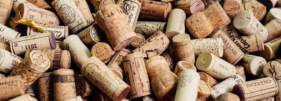 pile of corks