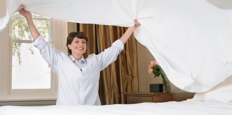 Breathable bamboo bed sheets